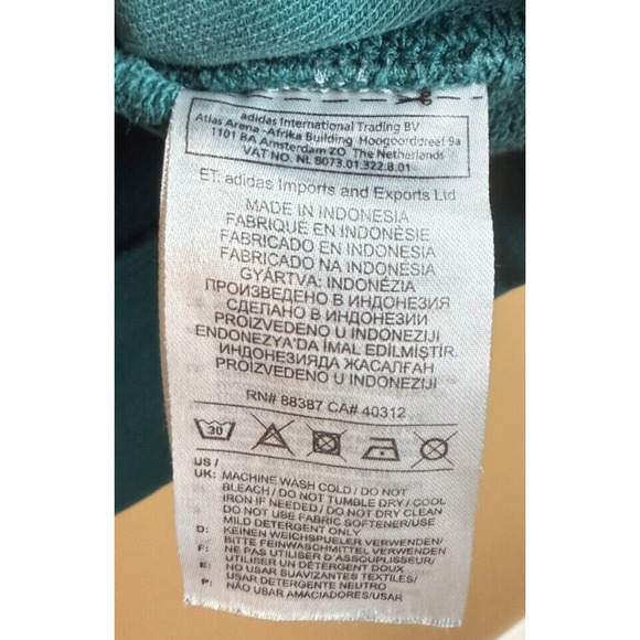 Adidas Sweatshirt Mens Size Large Y2K Spell Out Oversized Cotton EUC - Picture 5 of 8